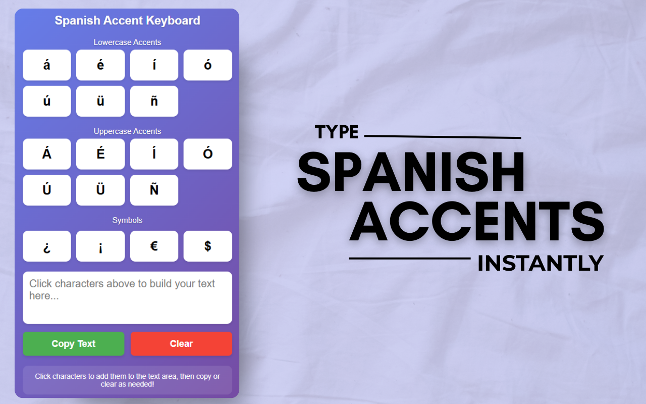 Spanish Keyboard chrome谷歌浏览器插件_扩展第1张截图