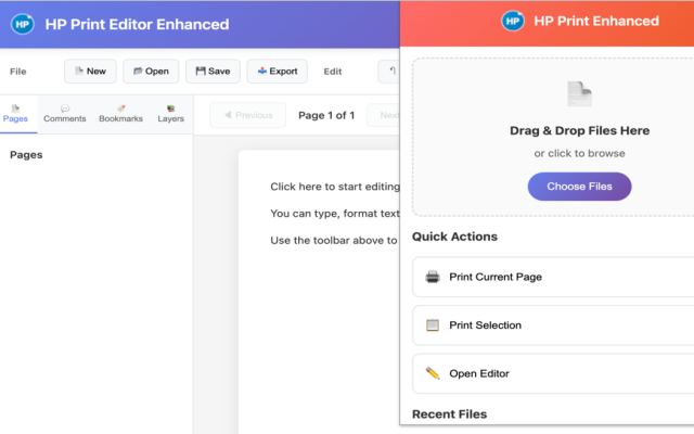 HP Print Service Plugin - Hp Print PDF chrome谷歌浏览器插件_扩展第2张截图