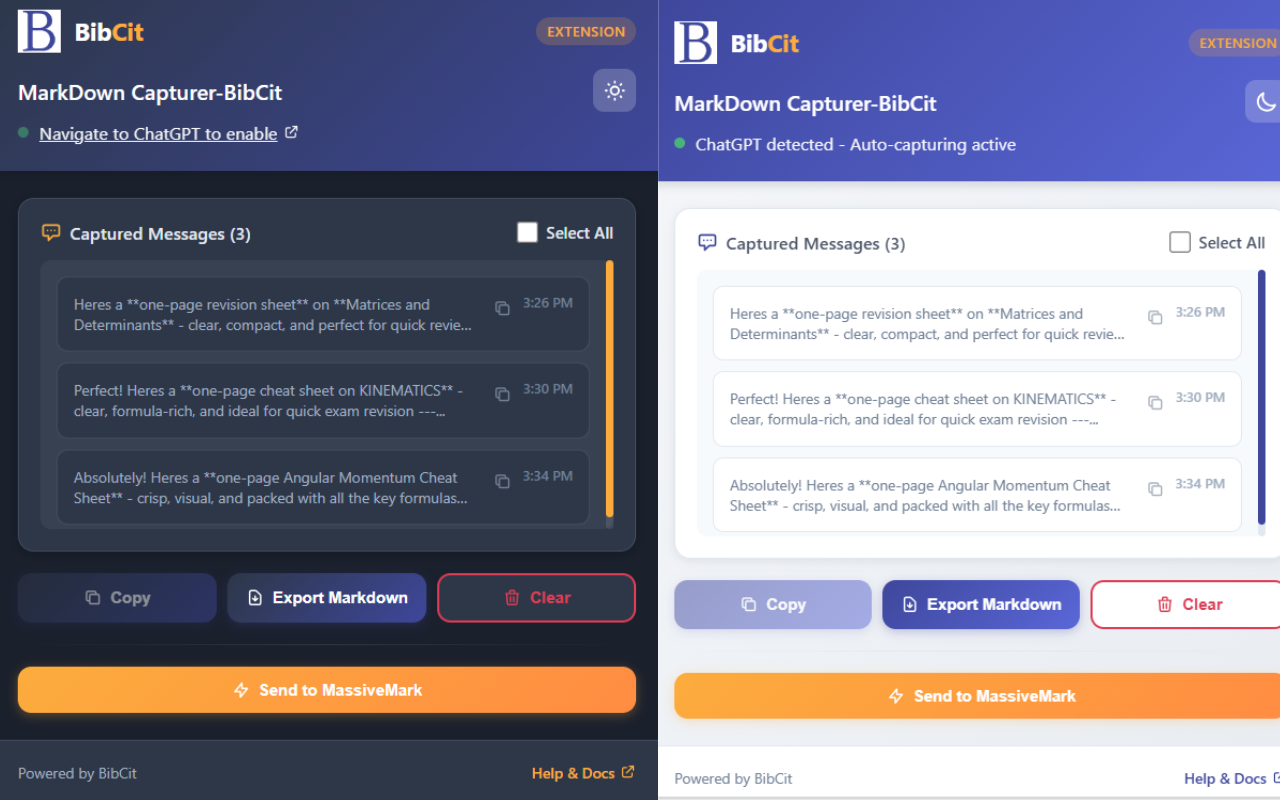 Markdown Capturer - BibCit chrome谷歌浏览器插件_扩展第2张截图