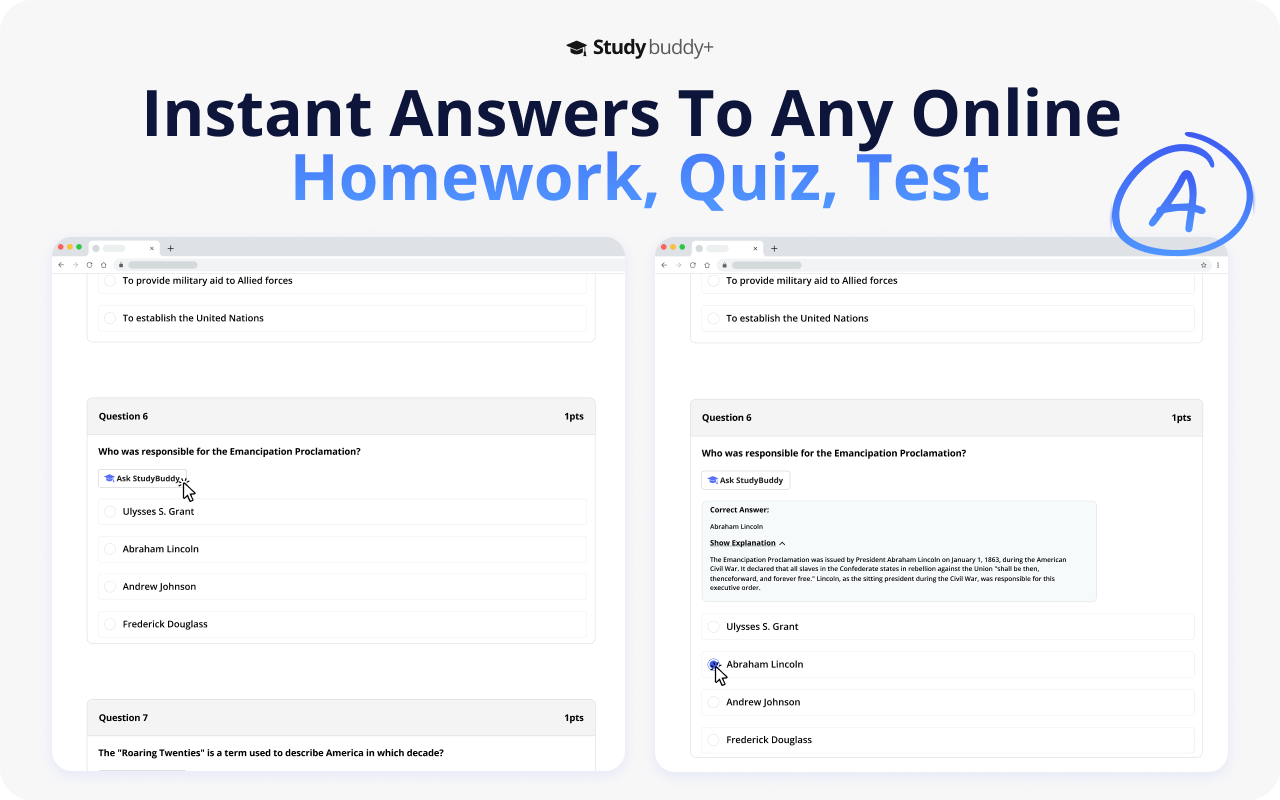 StudyBuddy - Homework Solver chrome谷歌浏览器插件_扩展第3张截图