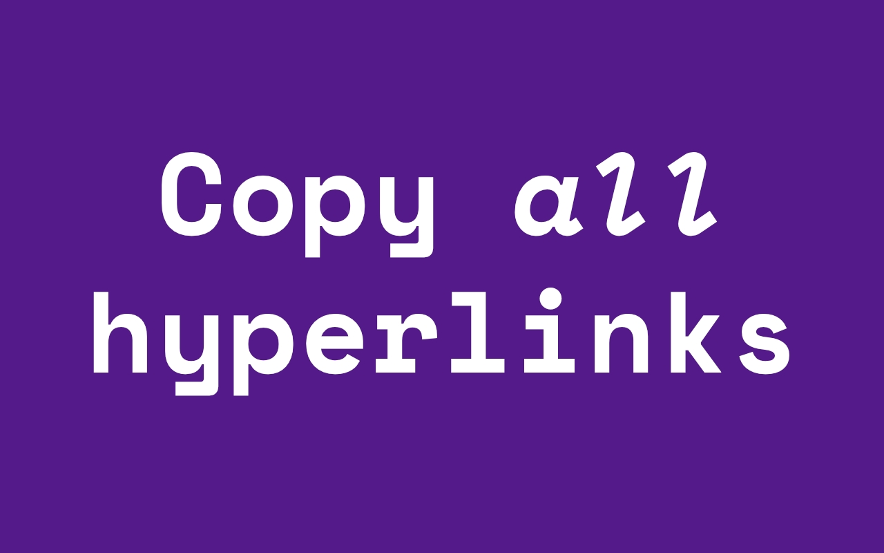Copy All Links - Premium Features chrome谷歌浏览器插件_扩展第1张截图