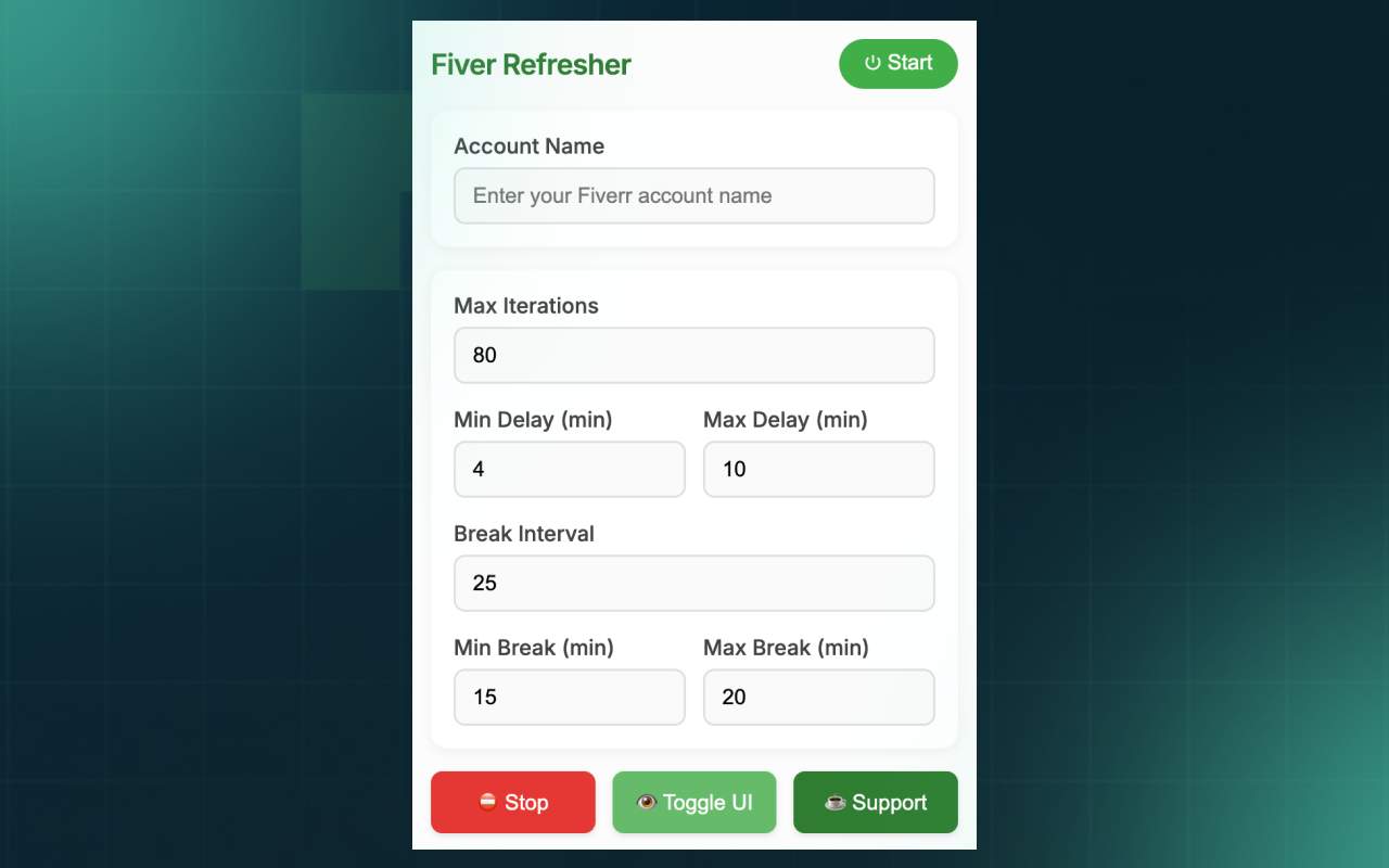 Fiverr Refresher chrome谷歌浏览器插件_扩展第1张截图