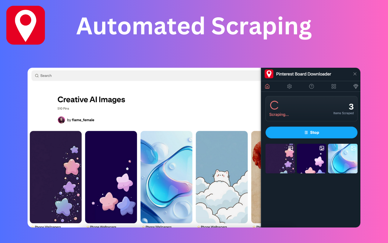 Pinterest Board Downloader chrome谷歌浏览器插件_扩展第1张截图