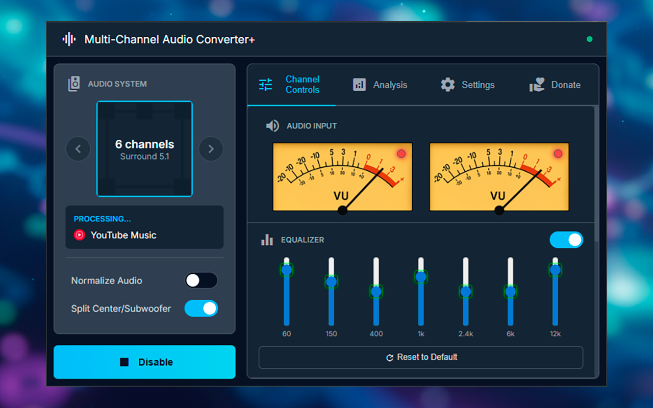 立体声放大器和 5.1+ 环绕声转换器 chrome谷歌浏览器插件_扩展第3张截图