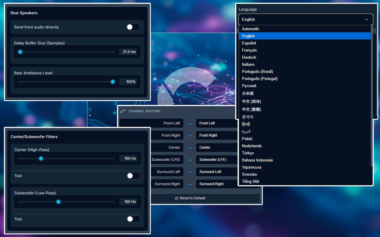 立体声放大器和 5.1+ 环绕声转换器 chrome谷歌浏览器插件_扩展第4张截图