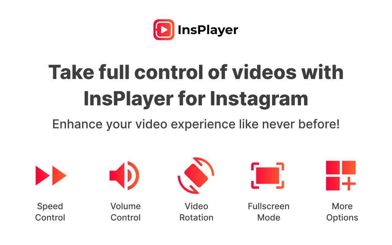 InsPlayer - Video Controls for Instagram chrome谷歌浏览器插件_扩展第1张截图