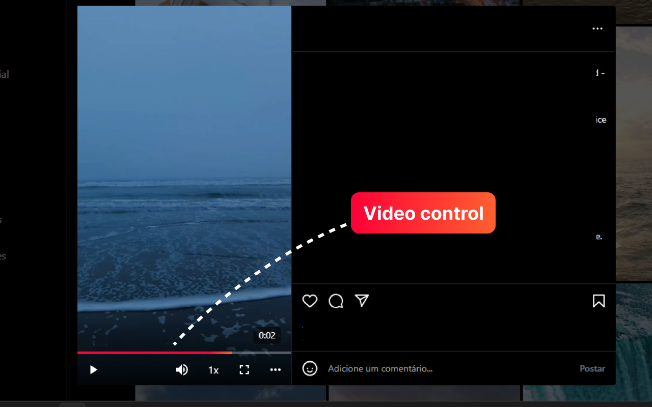 InsPlayer - Video Controls for Instagram chrome谷歌浏览器插件_扩展第2张截图