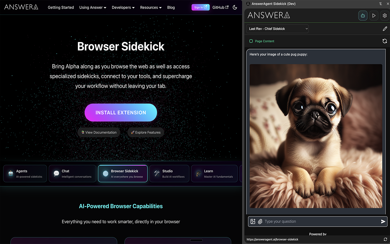 AnswerAgent Sidekick chrome谷歌浏览器插件_扩展第1张截图