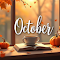 October 2025 Calendar Wallpaper