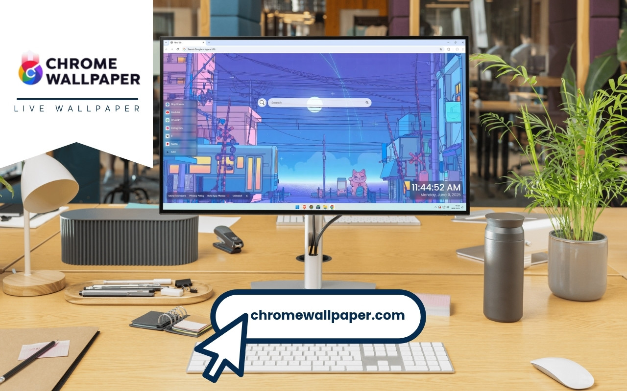 Lofi Tokyo City Japanese Live Wallpaper chrome谷歌浏览器插件_扩展第3张截图