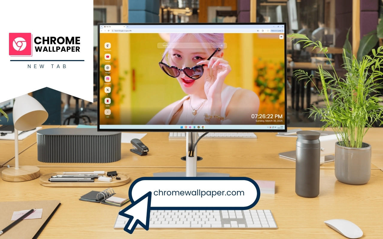 Rose Blackpink Wallpaper chrome谷歌浏览器插件_扩展第1张截图