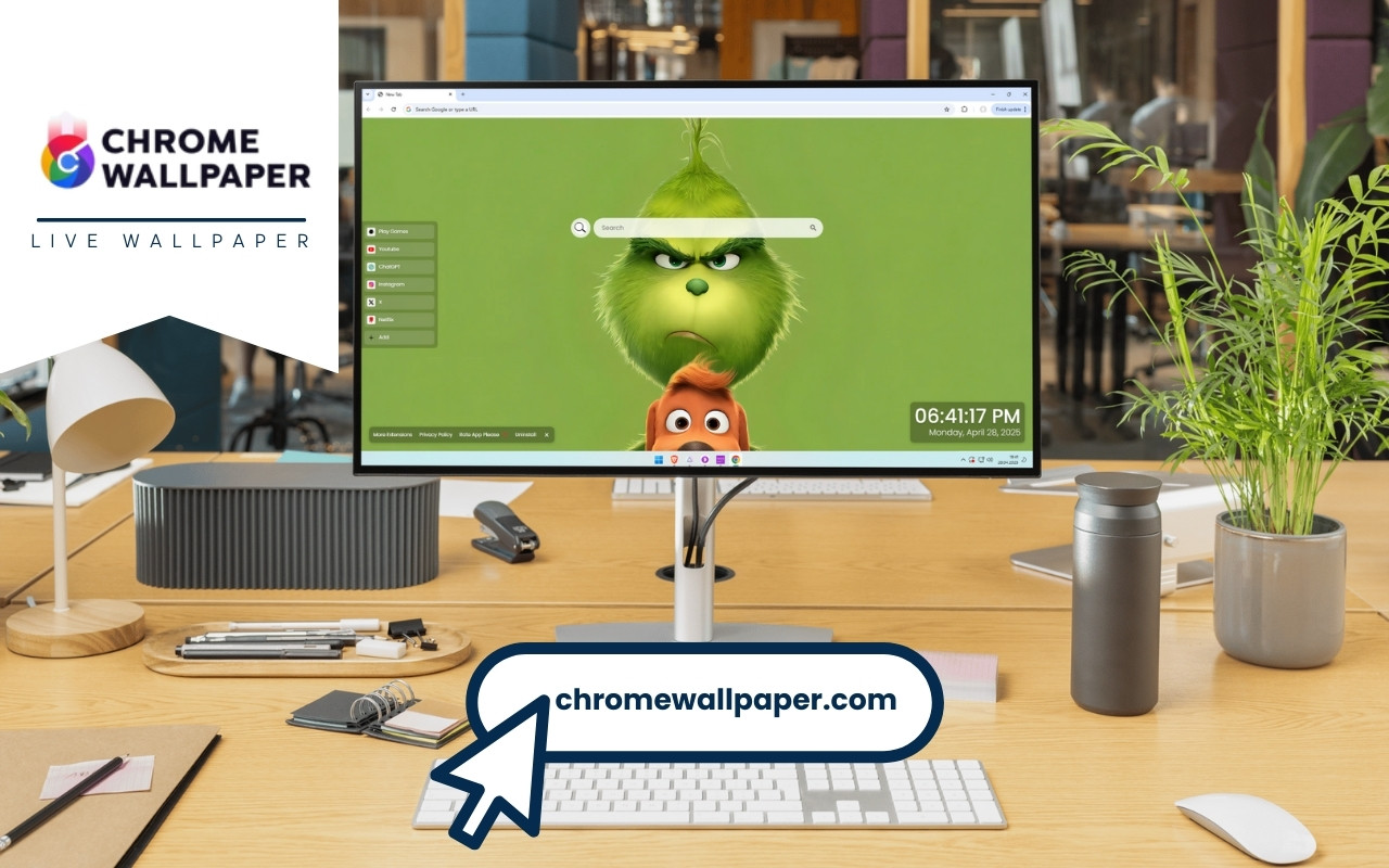 Grinch Live Wallpaper chrome谷歌浏览器插件_扩展第4张截图