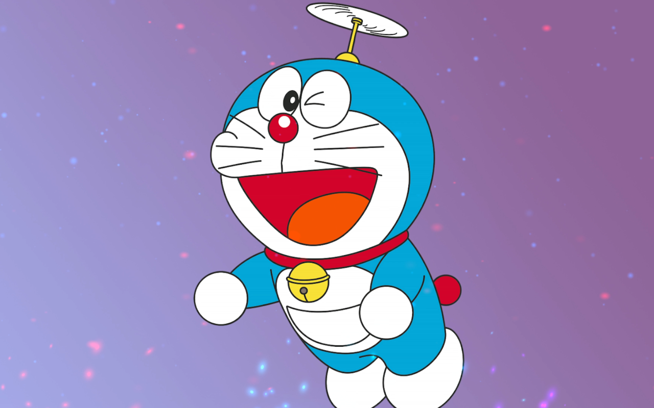 Doraemon Fly Live Wallpaper New Tab chrome谷歌浏览器插件_扩展第3张截图