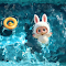 Labubu Poolside Float Live Wallpaper