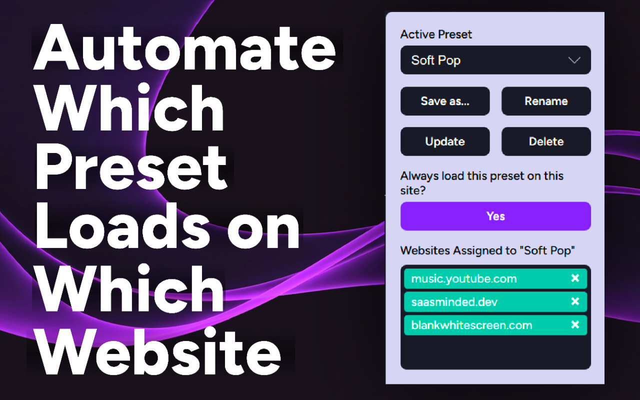 AudioControl: Equalizer, Volume & Bass Boost, Compressor, Mono & Stereo chrome谷歌浏览器插件_扩展第2张截图