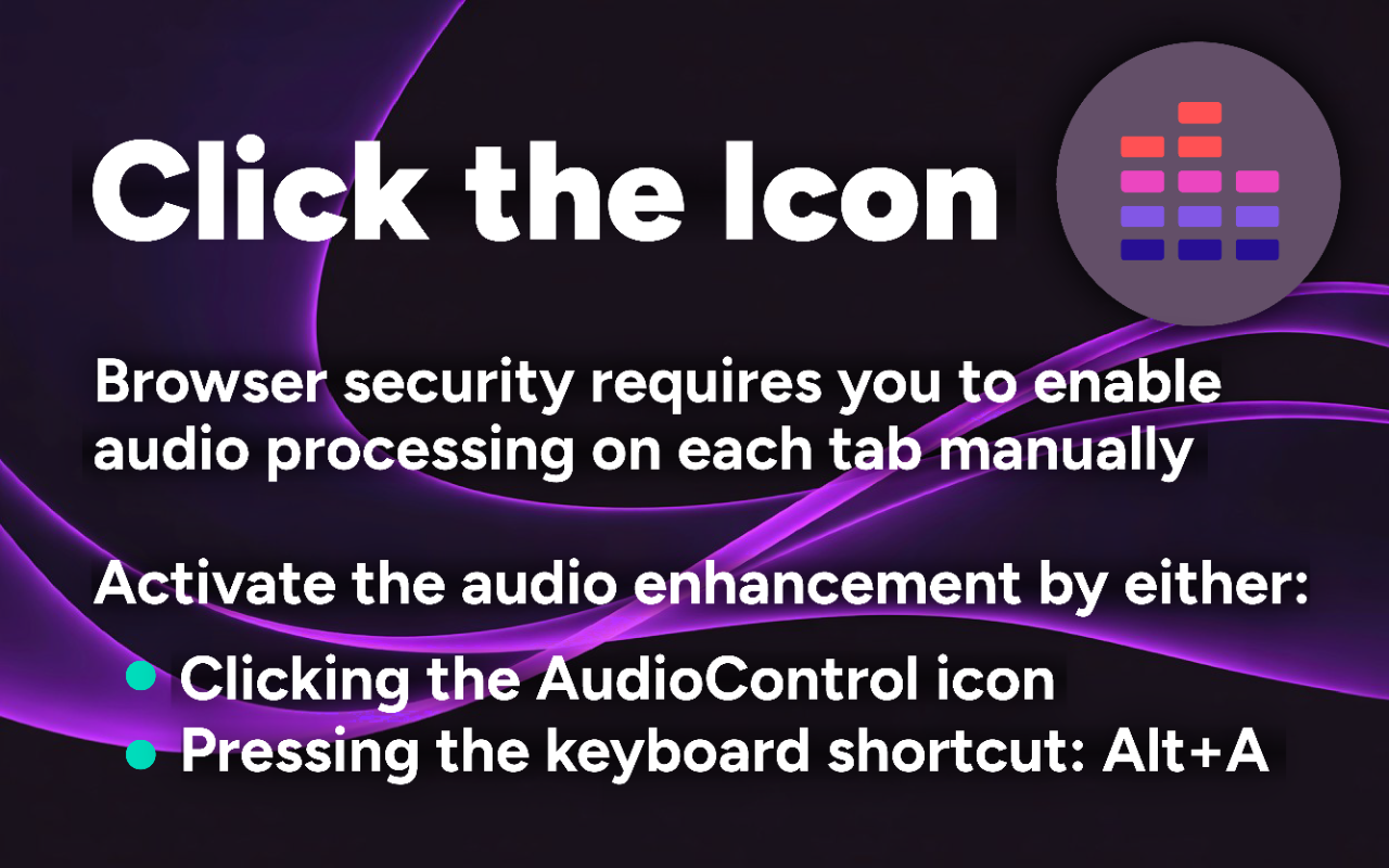 AudioControl: Equalizer, Volume & Bass Boost, Compressor, Mono & Stereo chrome谷歌浏览器插件_扩展第5张截图