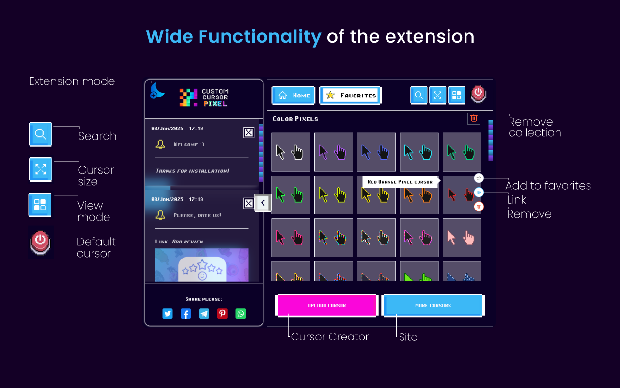 Cursor Pixel - Custom Cursor chrome谷歌浏览器插件_扩展第2张截图