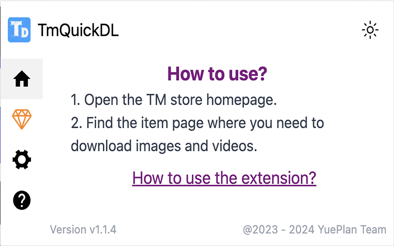 TmQuickDL | Download all item images & videos chrome谷歌浏览器插件_扩展第2张截图