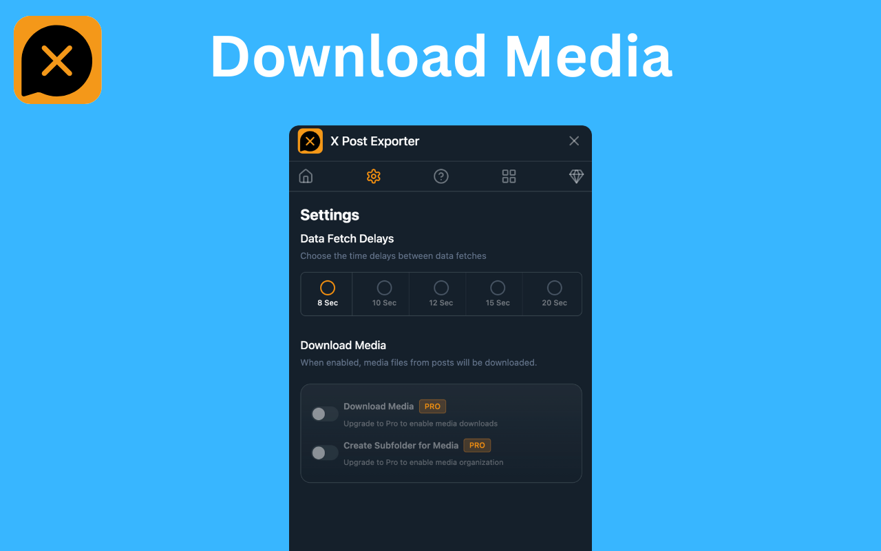 X Post Exporter - Download X / Twitter Posts chrome谷歌浏览器插件_扩展第5张截图