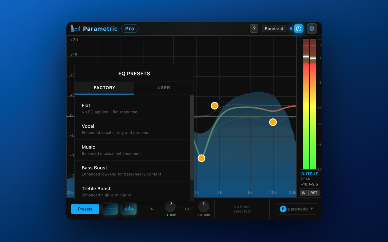 Parametric EQ - Tab Equalizer with Volume Control chrome谷歌浏览器插件_扩展第1张截图