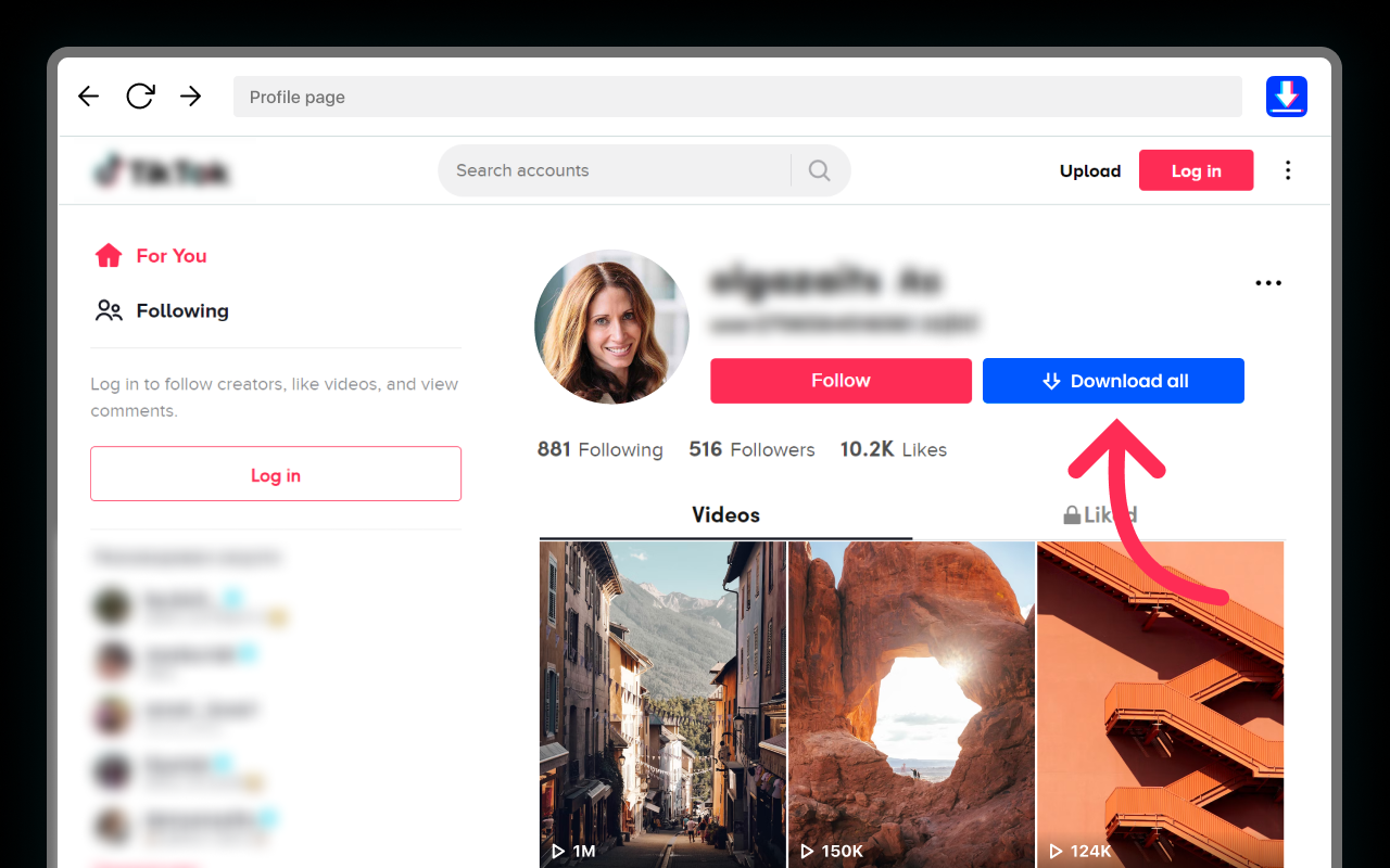 TikTok 视频下载器 – 批量下载无水印视频 chrome谷歌浏览器插件_扩展第2张截图