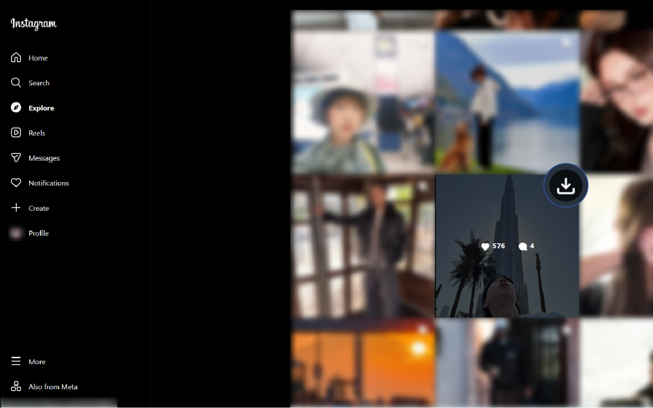 Instagram下载器 - 下载Instagram视频、快拍(Story)、Reels及照片 chrome谷歌浏览器插件_扩展第3张截图