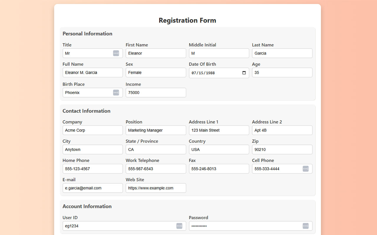 Smart Filler - AI-Powered Form Autofill & Fake Data Generator chrome谷歌浏览器插件_扩展第3张截图