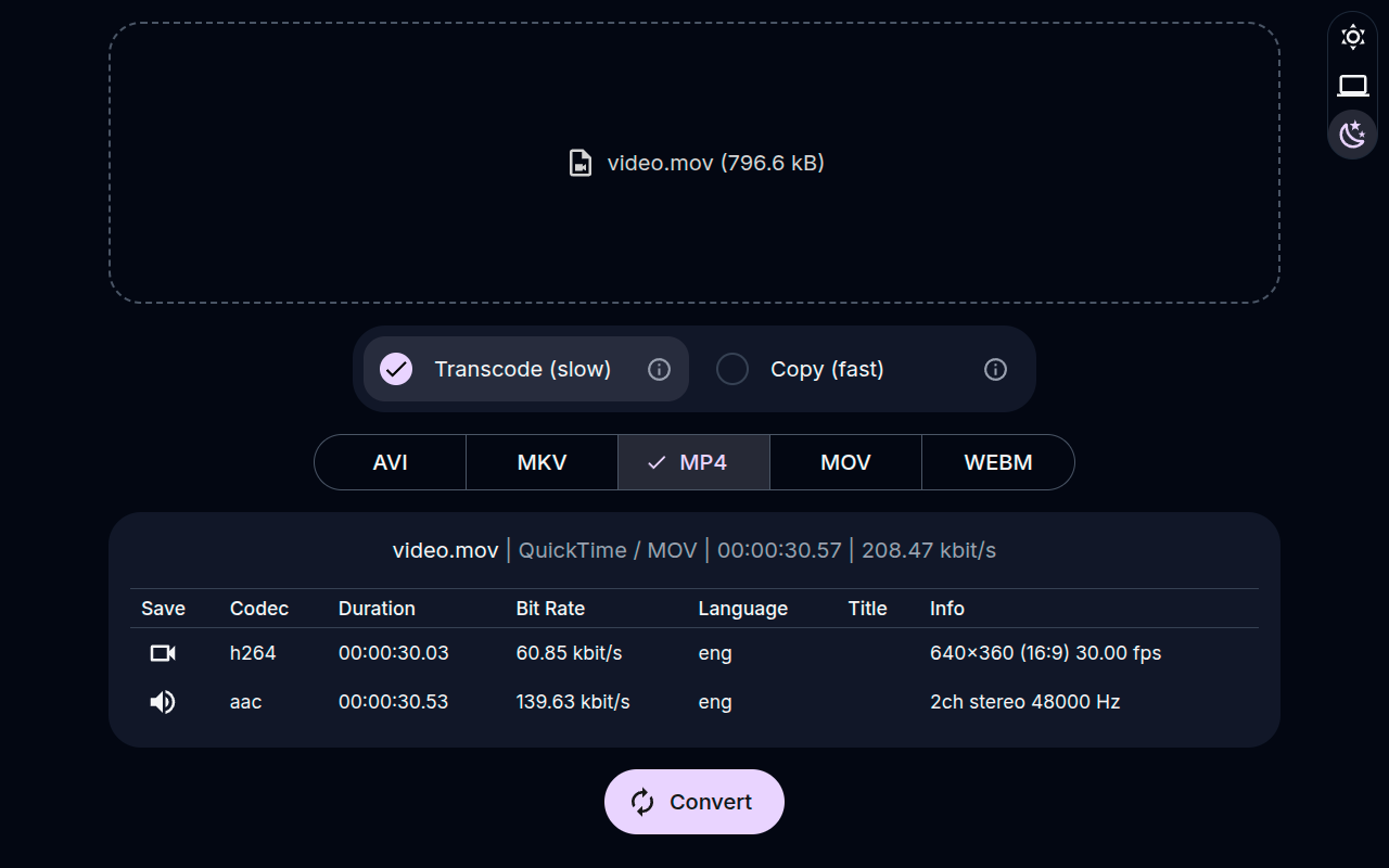 视频转换器 chrome谷歌浏览器插件_扩展第1张截图