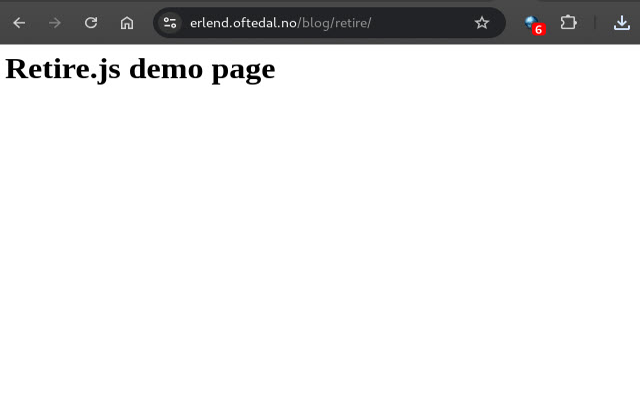 Retire.JS chrome谷歌浏览器插件_扩展第1张截图