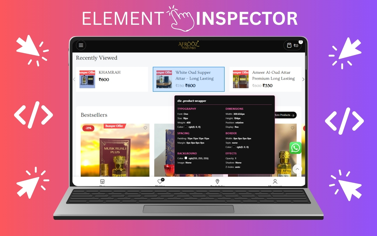 Web SuperKit: Web Inspector, CSS Peeper, Color Picker, Web Screenshot chrome谷歌浏览器插件_扩展第4张截图