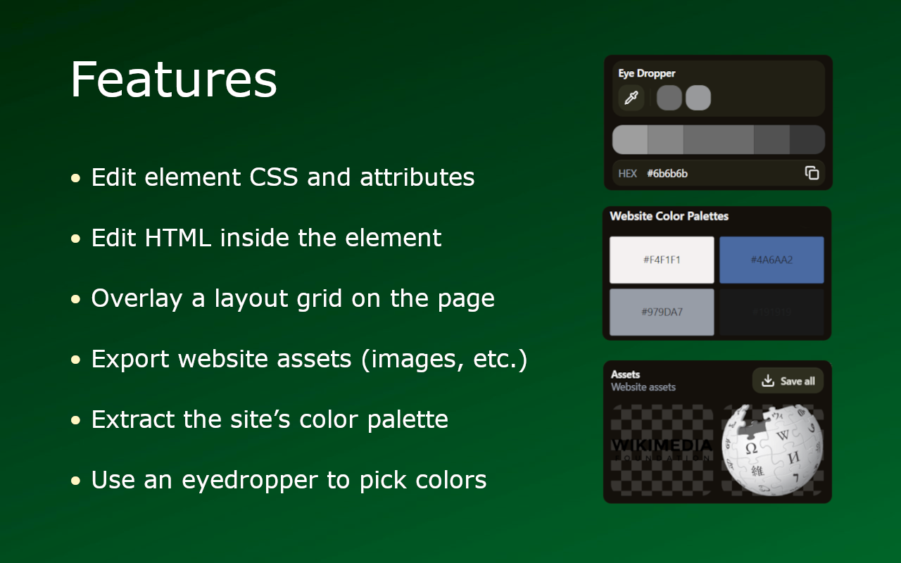 网页检查器 chrome谷歌浏览器插件_扩展第2张截图