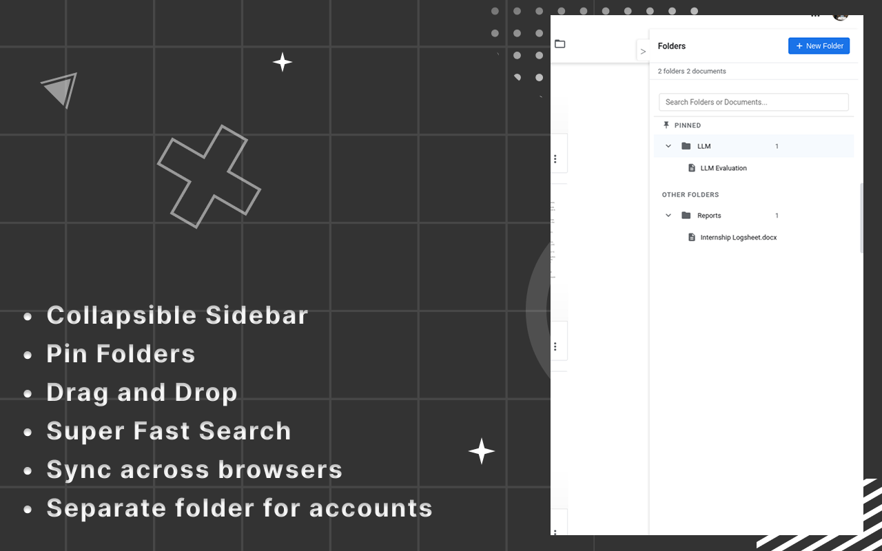 Folder Manager for Google Docs - Smart Document Organizer & Workspace chrome谷歌浏览器插件_扩展第1张截图