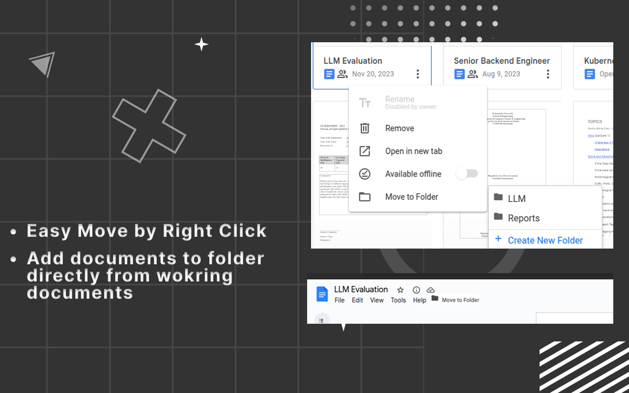 Folder Manager for Google Docs - Smart Document Organizer & Workspace chrome谷歌浏览器插件_扩展第2张截图
