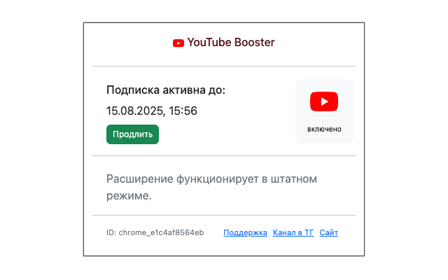 YouTube Booster Pro chrome谷歌浏览器插件_扩展第1张截图