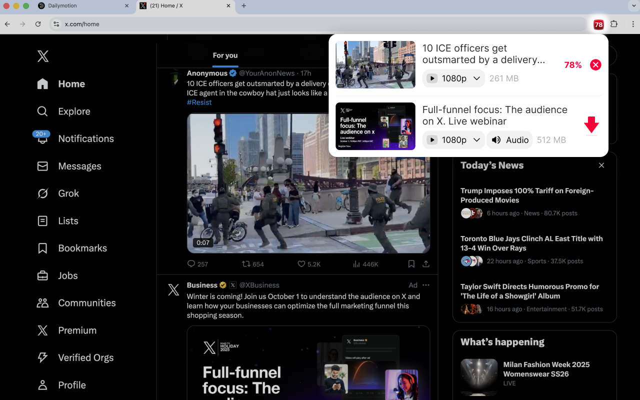 Video Downloader for You chrome谷歌浏览器插件_扩展第1张截图