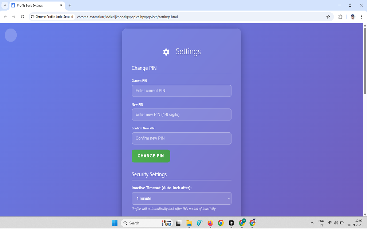 Chrome Profile Lock (Secure) chrome谷歌浏览器插件_扩展第3张截图