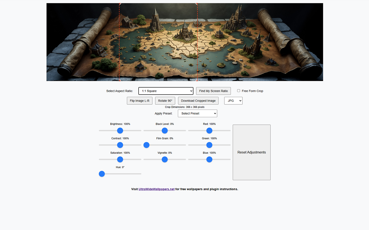 Image Crop & Edit - by UltrawideWallpapers.net chrome谷歌浏览器插件_扩展第2张截图