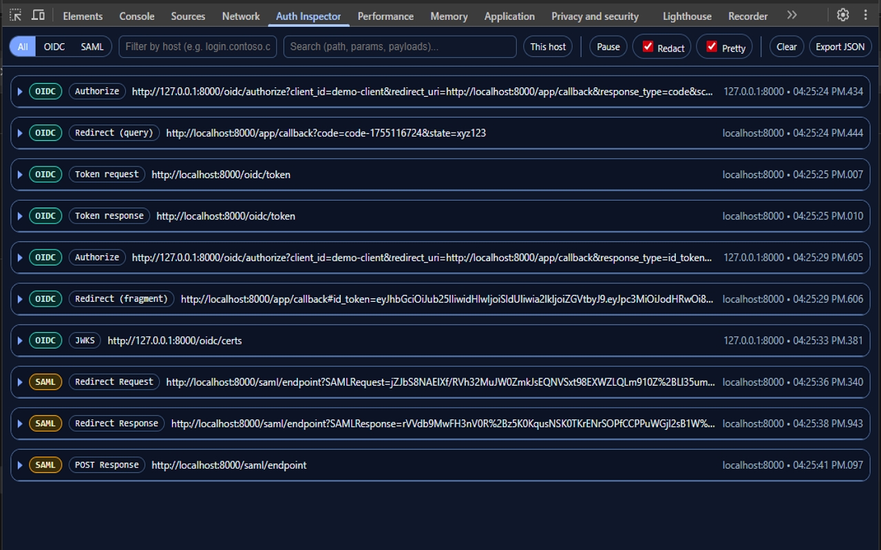 Auth Inspector (SAML & OIDC) chrome谷歌浏览器插件_扩展第1张截图