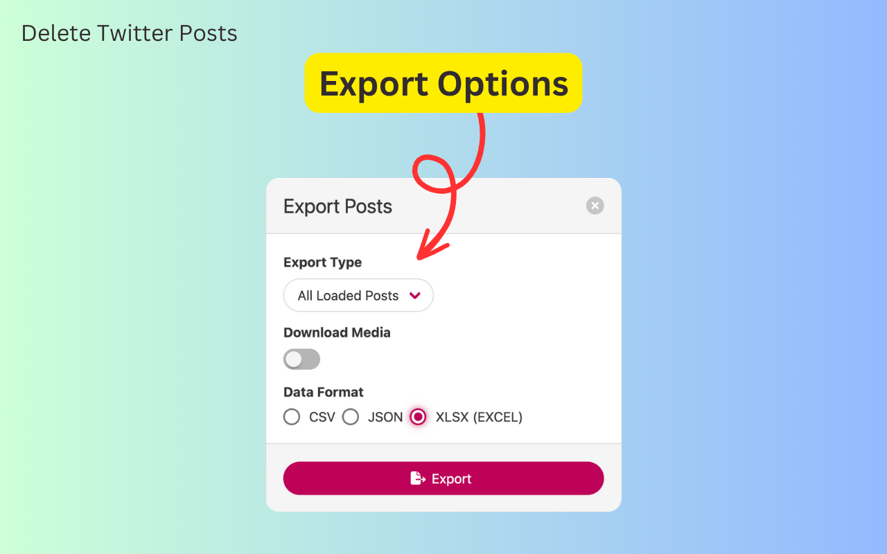 删除 X 条推文 - 移除 Twitter 帖子 chrome谷歌浏览器插件_扩展第3张截图