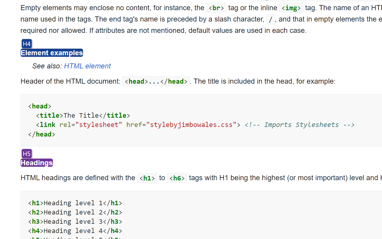 Hnspector - Inspect headings chrome谷歌浏览器插件_扩展第3张截图
