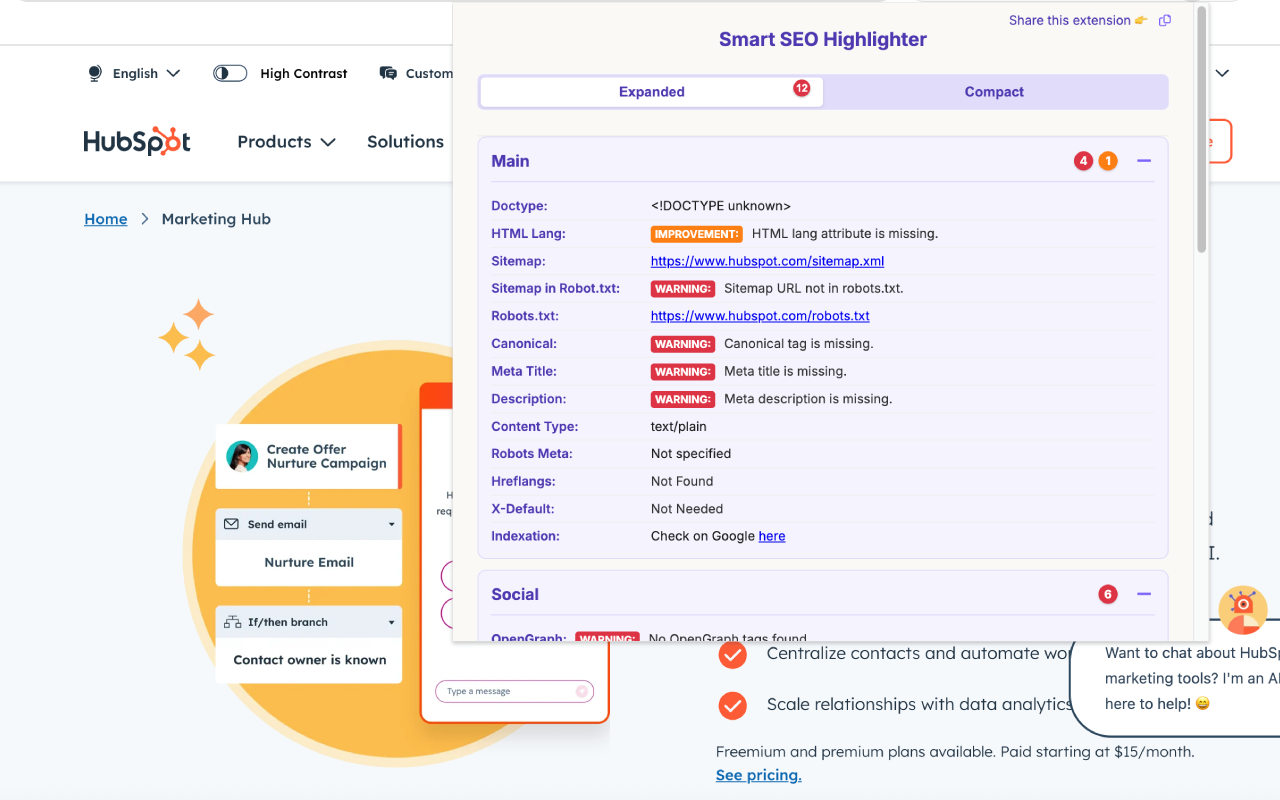 Smart SEO Highlighter chrome谷歌浏览器插件_扩展第2张截图