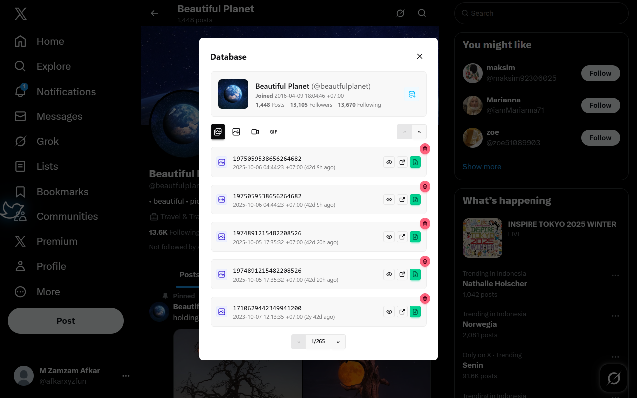 Twitter/X Media Batch Downloader Pro chrome谷歌浏览器插件_扩展第5张截图