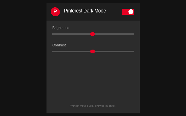 Pinterest Dark Mode & Theme chrome谷歌浏览器插件_扩展第2张截图