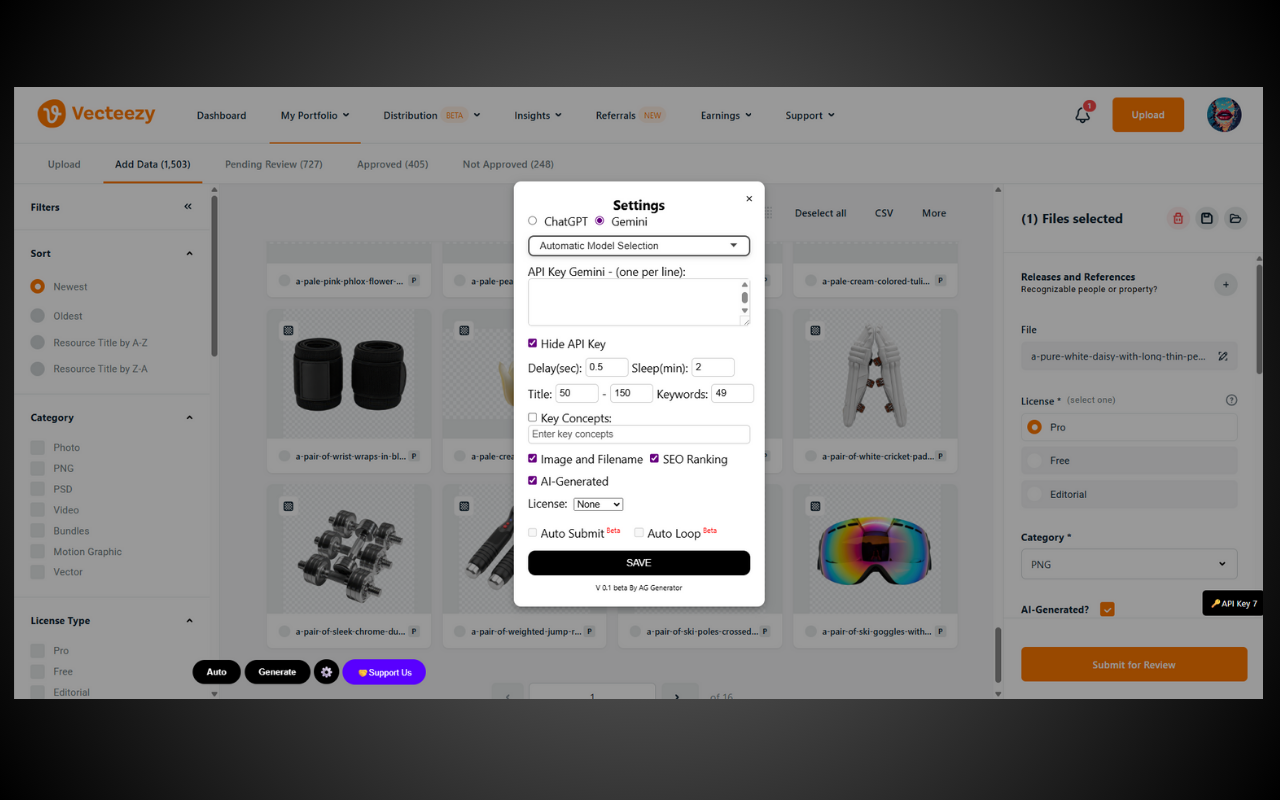 AGVecteezy - Title + Keywords for Vecteezy chrome谷歌浏览器插件_扩展第5张截图