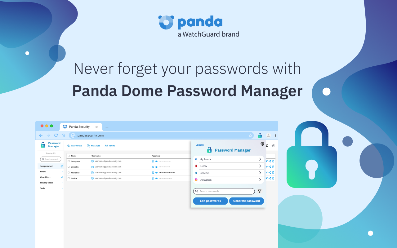 Panda Dome Password Manager chrome谷歌浏览器插件_扩展第4张截图