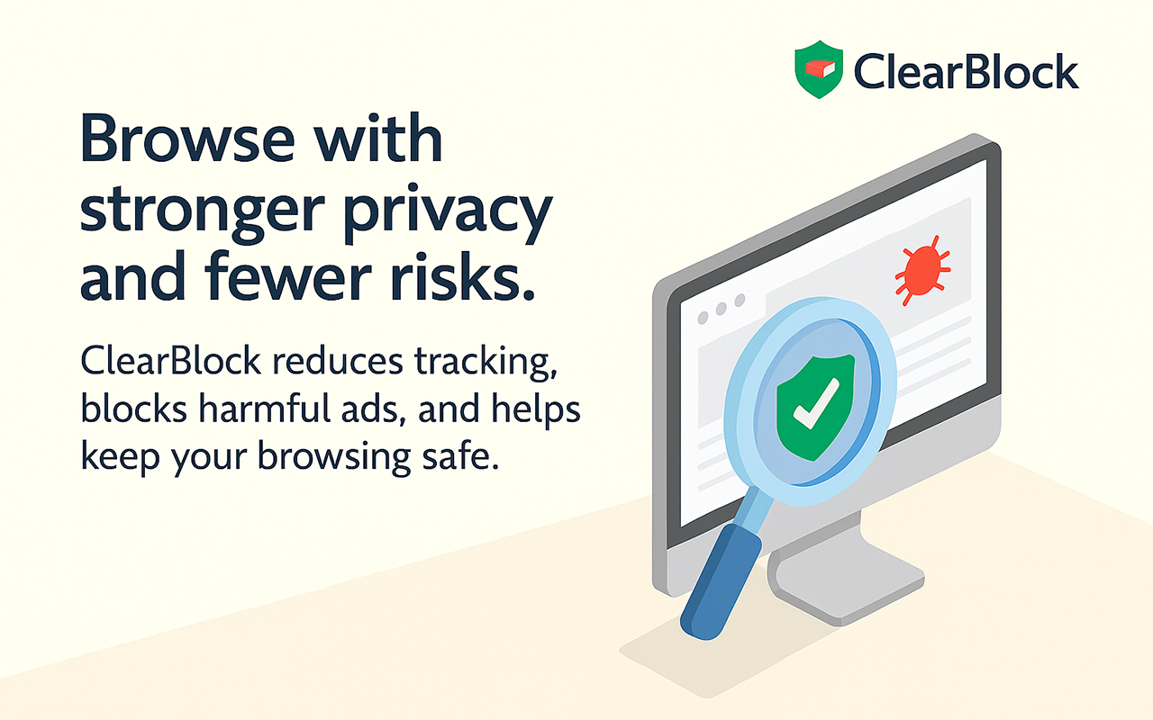 ClearBlock — Complete ad blocking for the whole internet chrome谷歌浏览器插件_扩展第4张截图