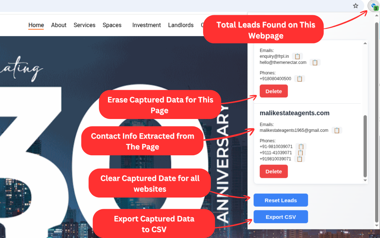 PhoneFinder - Lusha SignalHire ContactOut Hunter Apollo.io Wiza Prospeo chrome谷歌浏览器插件_扩展第3张截图