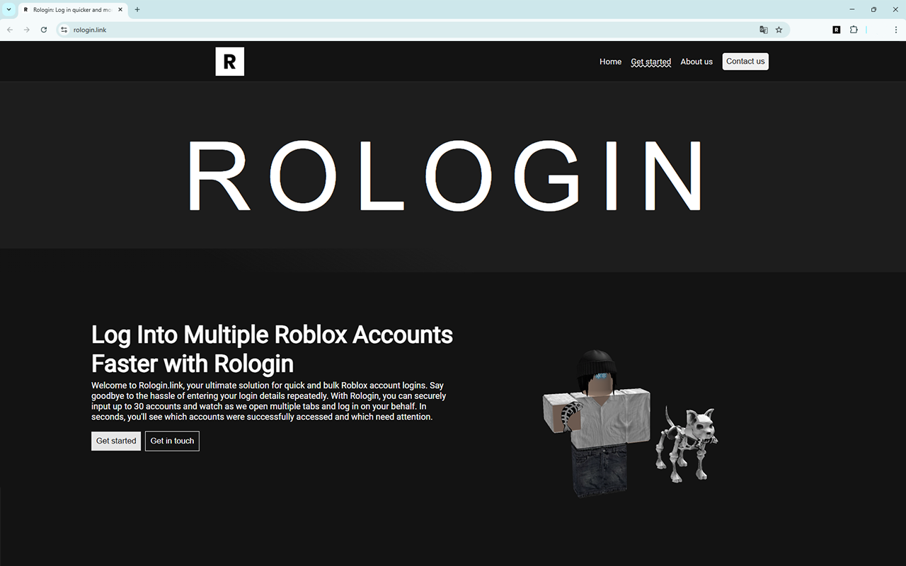 Rologin: Roblox Account Checker & Account Manager chrome谷歌浏览器插件_扩展第3张截图