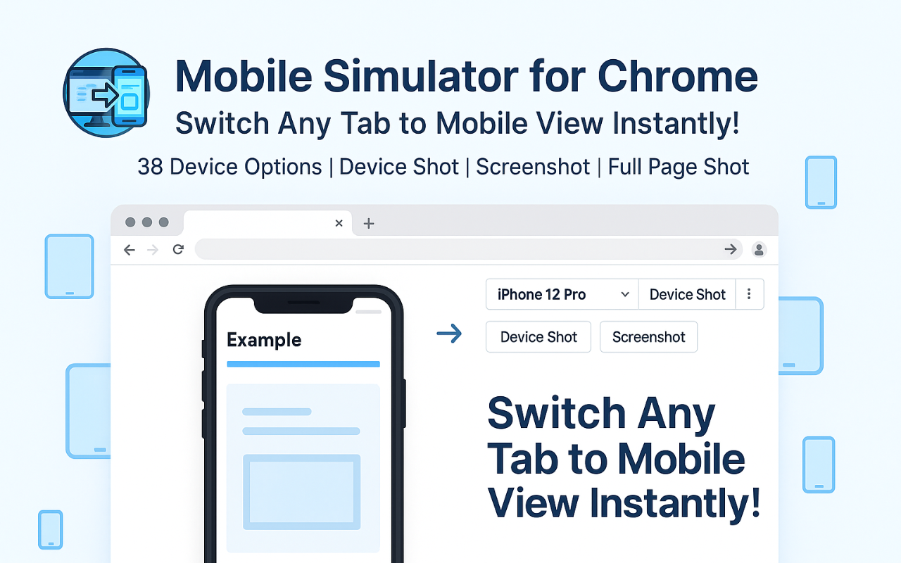 Mobile Simulator for Chrome chrome谷歌浏览器插件_扩展第2张截图