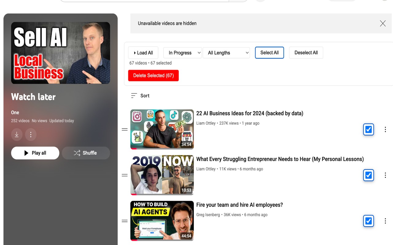 YouTube Watch Later Cleaner chrome谷歌浏览器插件_扩展第1张截图